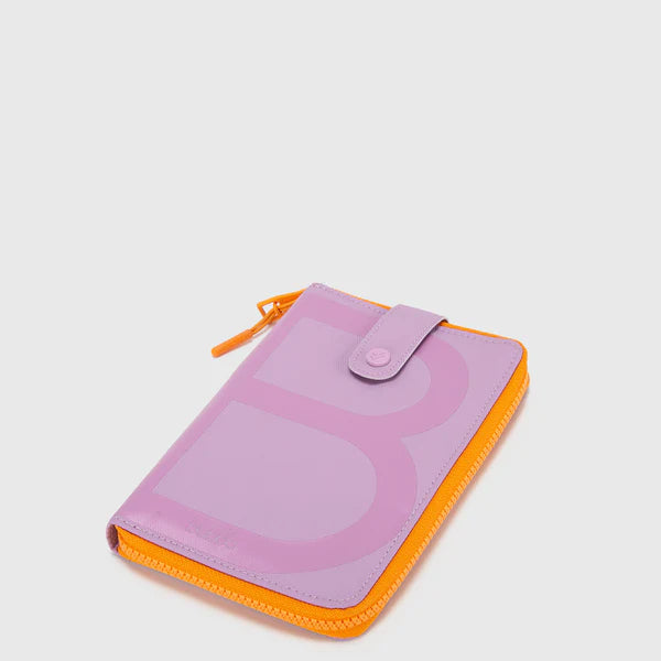 FLAT PURSE TRAVEL LILAC