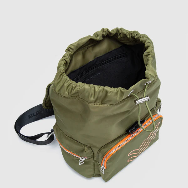 MOCHILA CHARLOTTE DOBLE CHECK GREEN