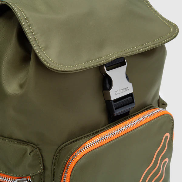 MOCHILA CHARLOTTE DOBLE CHECK GREEN