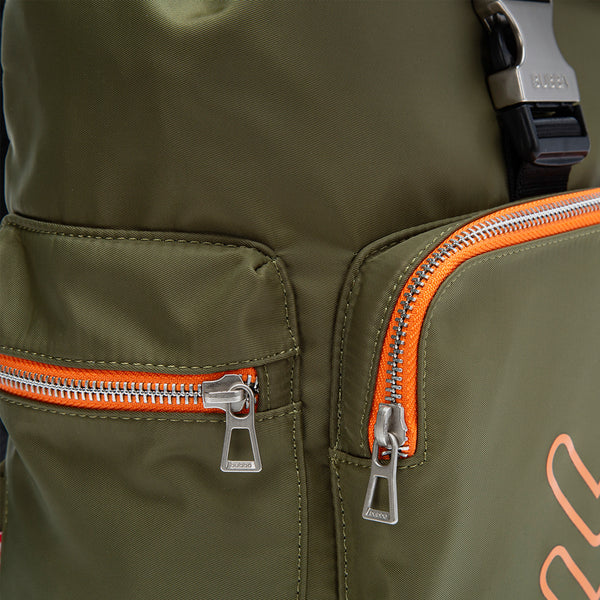MOCHILA CHARLOTTE DOBLE CHECK GREEN