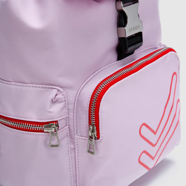 MOCHILA CHARLOTTE DOBLE CHECK LILAC