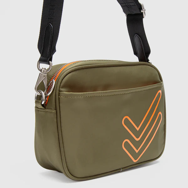 PURSE CHARLOTTE DOBLE CHECK GREEN