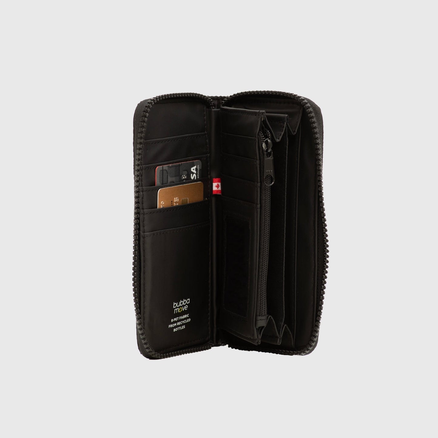 BILLETERA MATTE BLACK VELVET REGULAR RPET