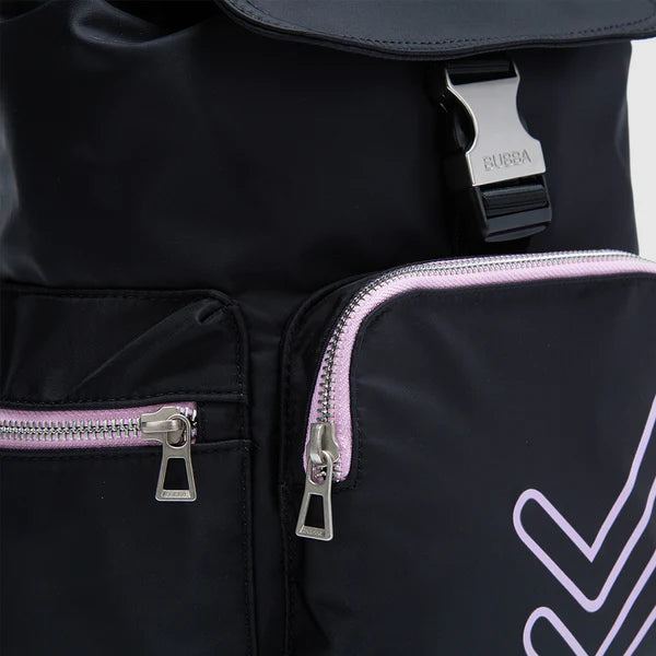 MOCHILA CHARLOTTE DOBLE CHECK BLACK