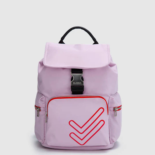 MOCHILA CHARLOTTE DOBLE CHECK LILAC