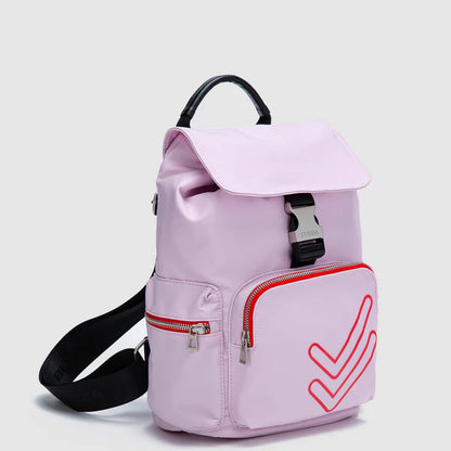 MOCHILA CHARLOTTE DOBLE CHECK LILAC