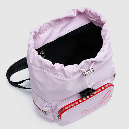 MOCHILA CHARLOTTE DOBLE CHECK LILAC