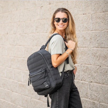 MOCHILA MATTE UNIQUE BLACK VELVET REGULAR RPET