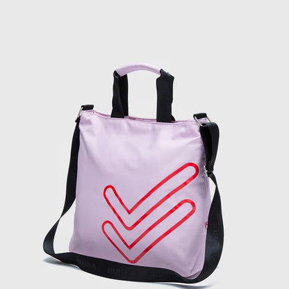 TOTE CHARLOTTE DOBLE CHECK LILAC