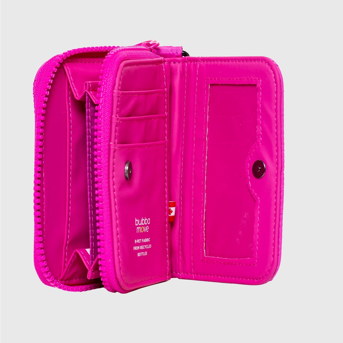 BILLETERA MATTE PINK PASSION MINI RPET 2.0