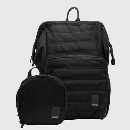 MOCHILA MOM MATTE BLACK VELVET REGULAR RPET