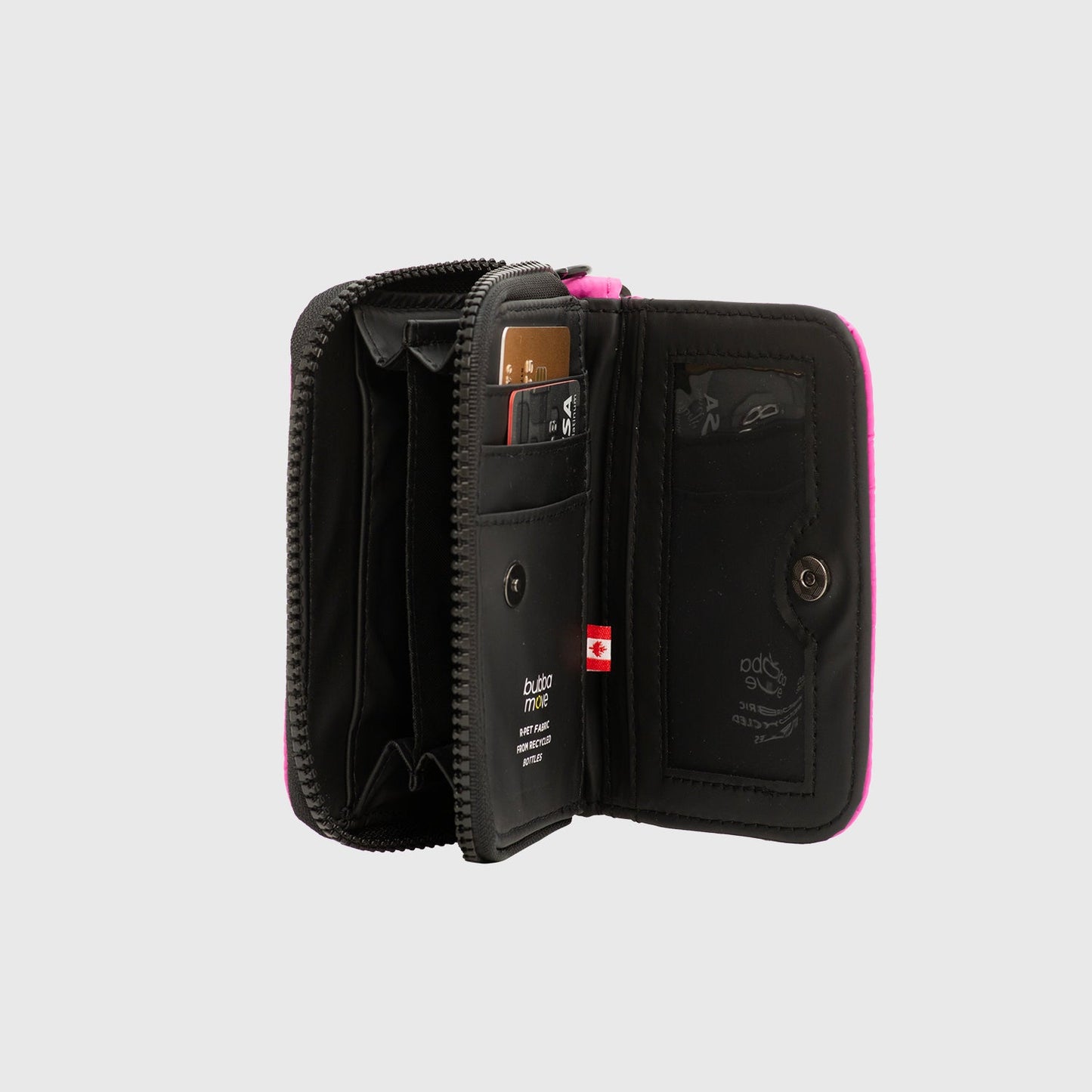 BILLETERA MATTE PINK PASSION MINI RPET